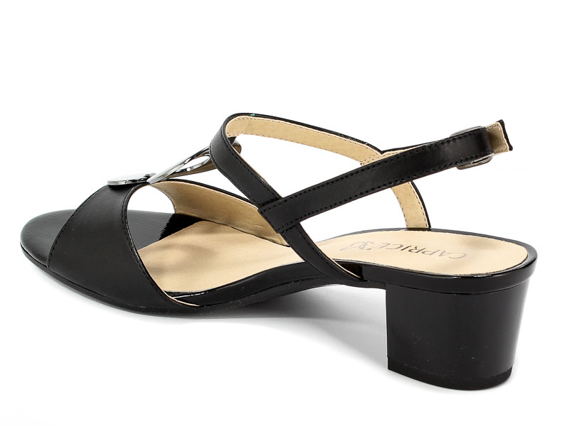 Sandały Caprice 9-28210-20 022 Black Nappa