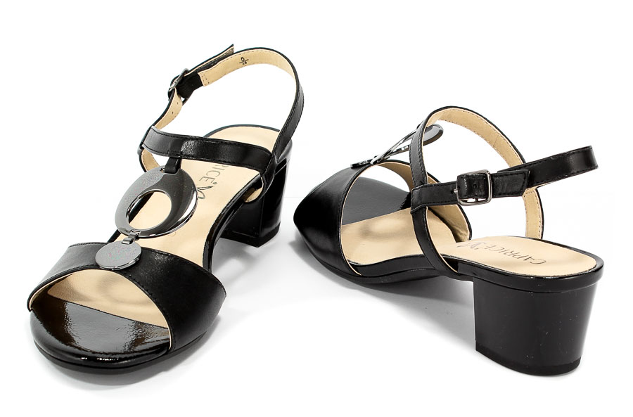 Sandały Caprice 9-28210-20 022 Black Nappa