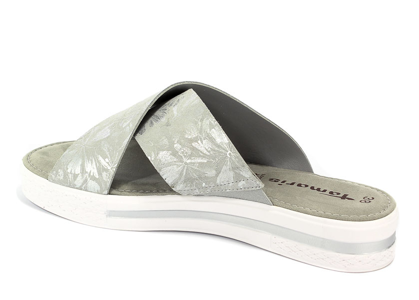 Klapki Tamaris 1-27230-20 295 Lt Grey/Silver