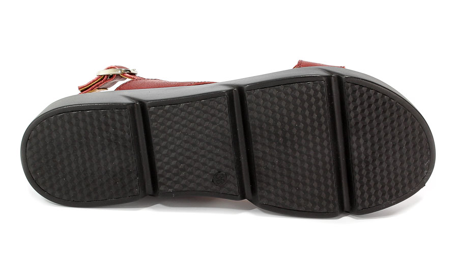 Sandały Simen 0375A Sovage Bordo