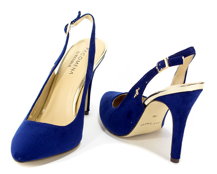 Sandały Menbur 07026 0066 Azul Fuerte/Dazzling Blue