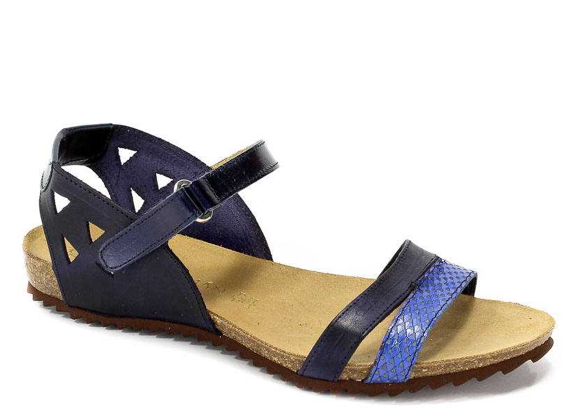 Sandały Ana Roman 18300 1 Venere Blue/2-3-4 Navy/5-6-7+Culote Matt Mirror