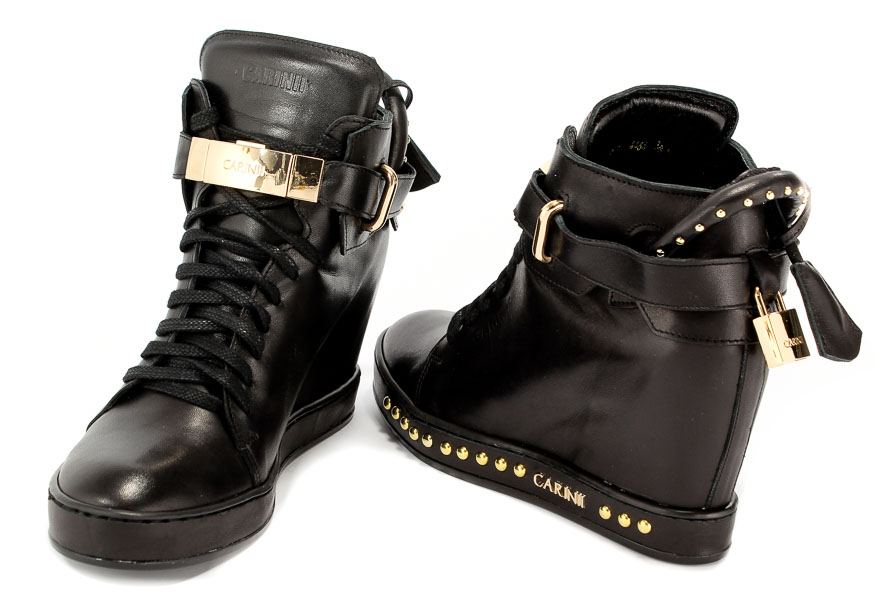 Sneakersy Carinii B4464-E50-000-000-C98 Czarny