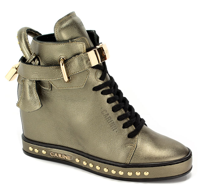 Sneakersy Carinii B4464-L94-000-000-C98 Miedź
