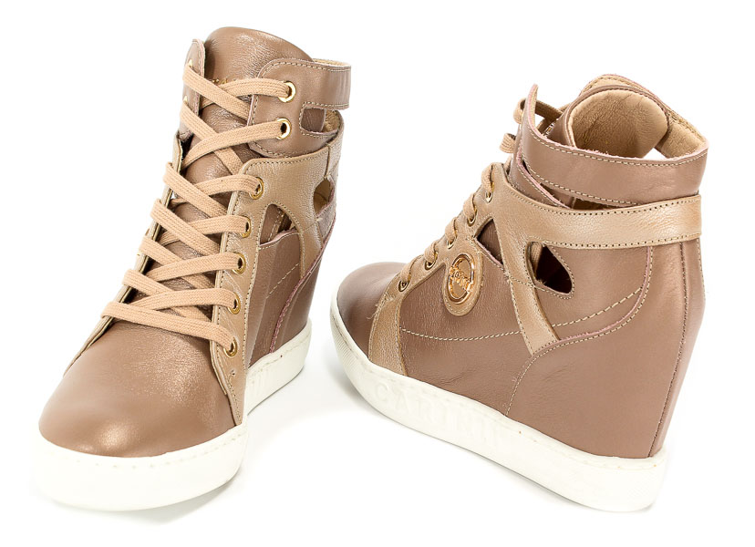 Sneakersy Letnie Carinii S3909-420-420-000-B88 Różowy