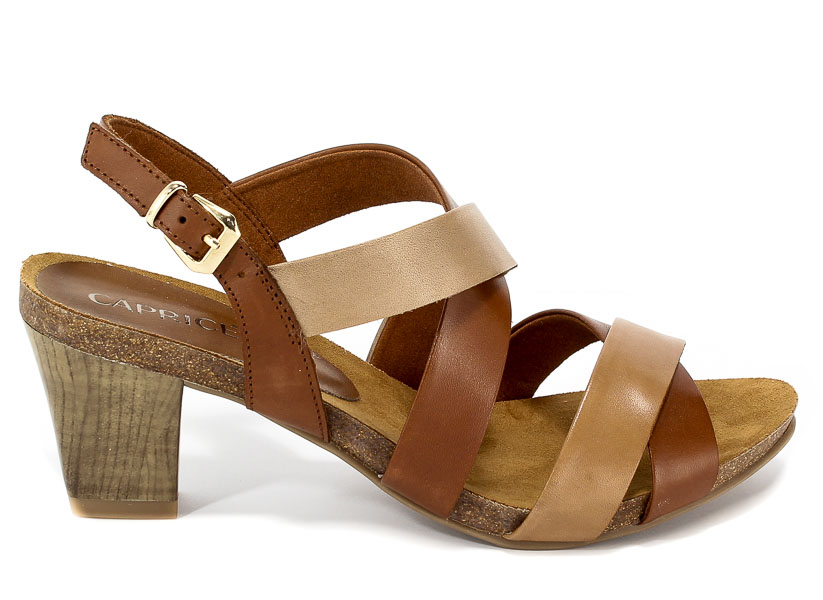 Sandały Caprice 9-28310-20 346 Nut/Camel/Sand