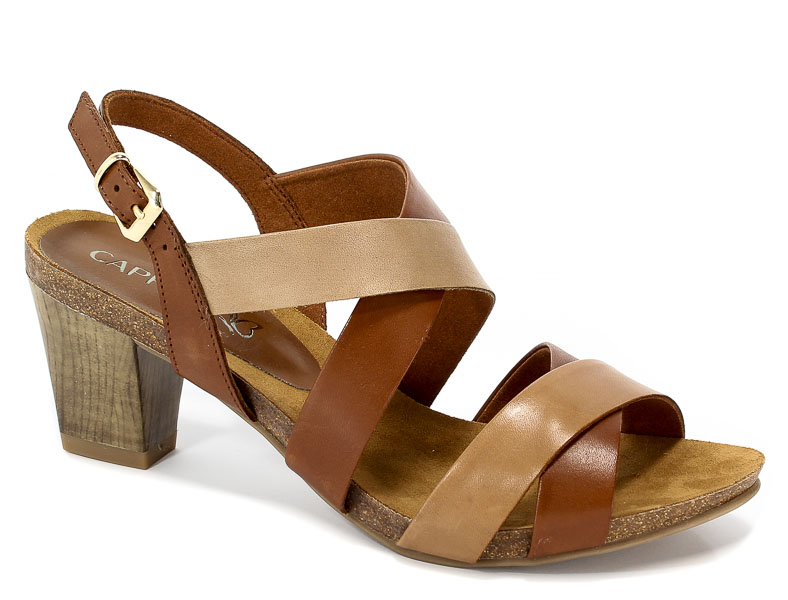 Sandały Caprice 9-28310-20 346 Nut/Camel/Sand