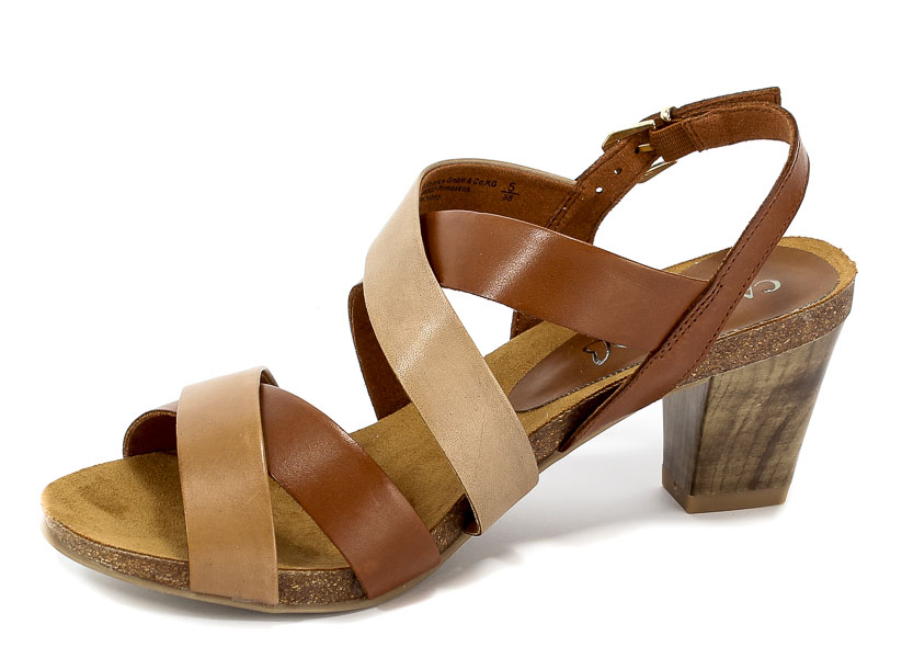Sandały Caprice 9-28310-20 346 Nut/Camel/Sand