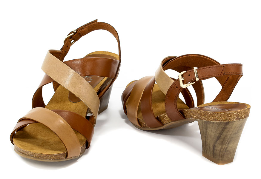 Sandały Caprice 9-28310-20 346 Nut/Camel/Sand