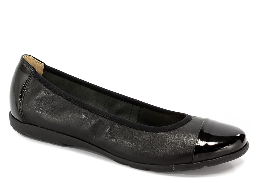 Baleriny Caprice 9-22152-20 026 Black Nap Comb
