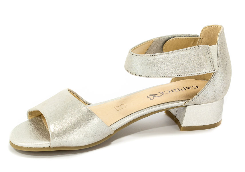 Sandały Caprice 9-28212-20 920 Silver Metal