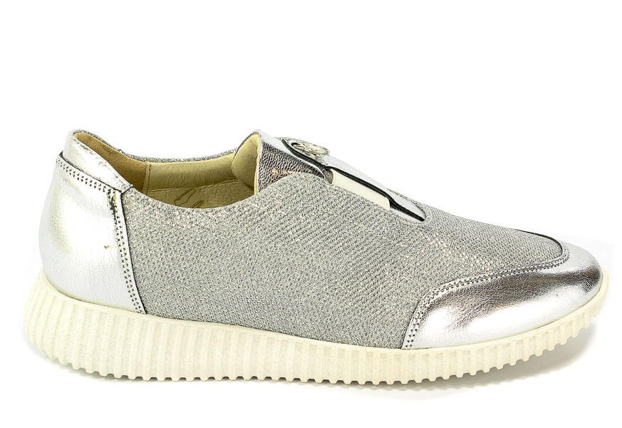 Półbuty Baldaccini 925500-G Srebro Wł+Mat.Srebro
