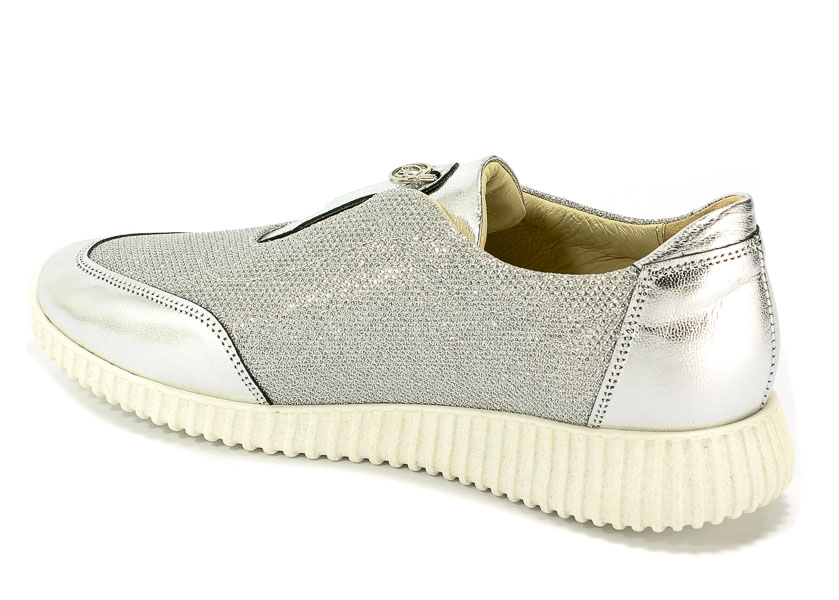 Półbuty Baldaccini 925500-G Srebro Wł+Mat.Srebro