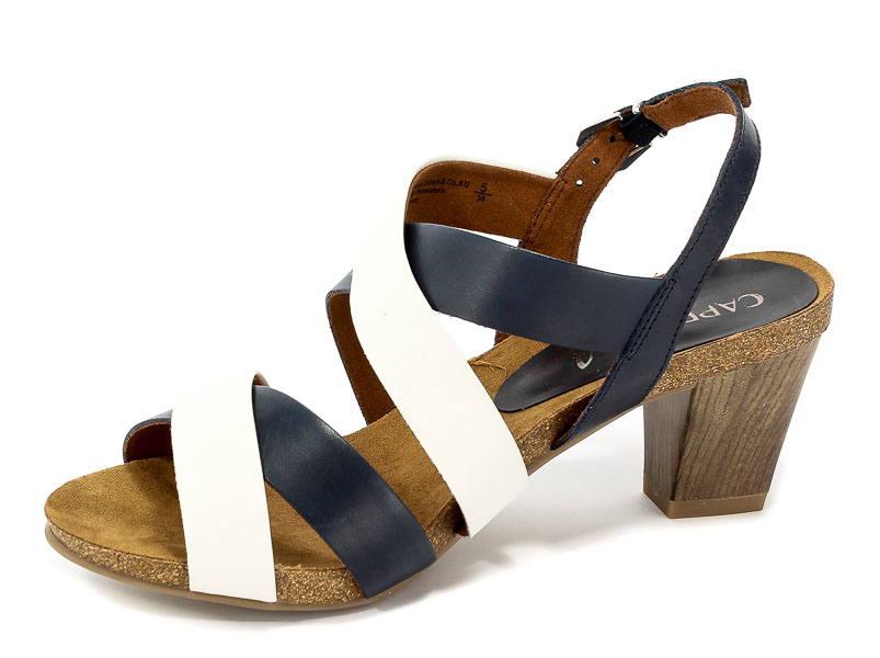 Sandały Caprice 9-28310-20 862 Ocean/OffWhite