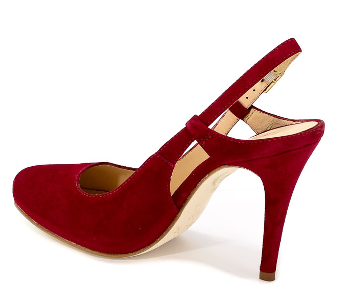 Sandały Unisa Safeo Ks Garnet Kid Suede