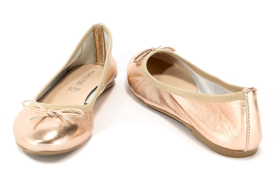 Baleriny Marco Tozzi 2-22122-20 952 Rose Metallic