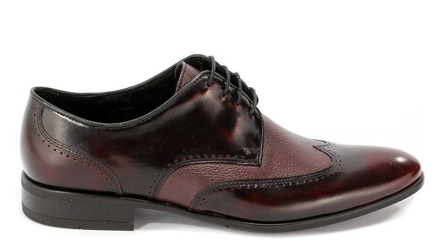 Półbuty Conhpol C00C-7339-ZR16-E6S01 Bordo/823/772/823