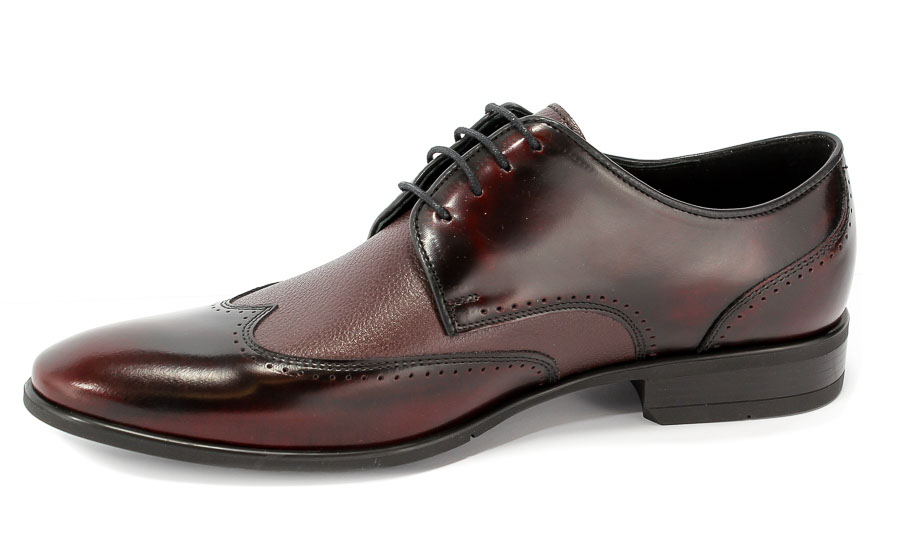 Półbuty Conhpol C00C-7339-ZR16-E6S01 Bordo/823/772/823