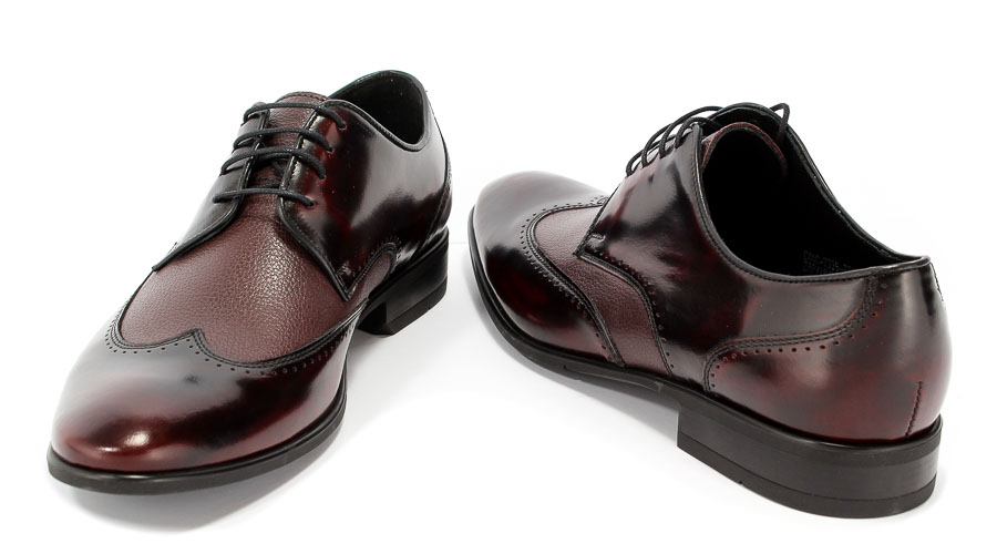 Półbuty Conhpol C00C-7339-ZR16-E6S01 Bordo/823/772/823