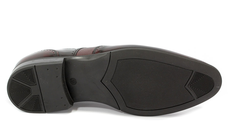 Półbuty Conhpol C00C-7339-ZR16-E6S01 Bordo/823/772/823