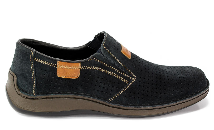 Półbuty Letnie Rieker 05265-14 Blue