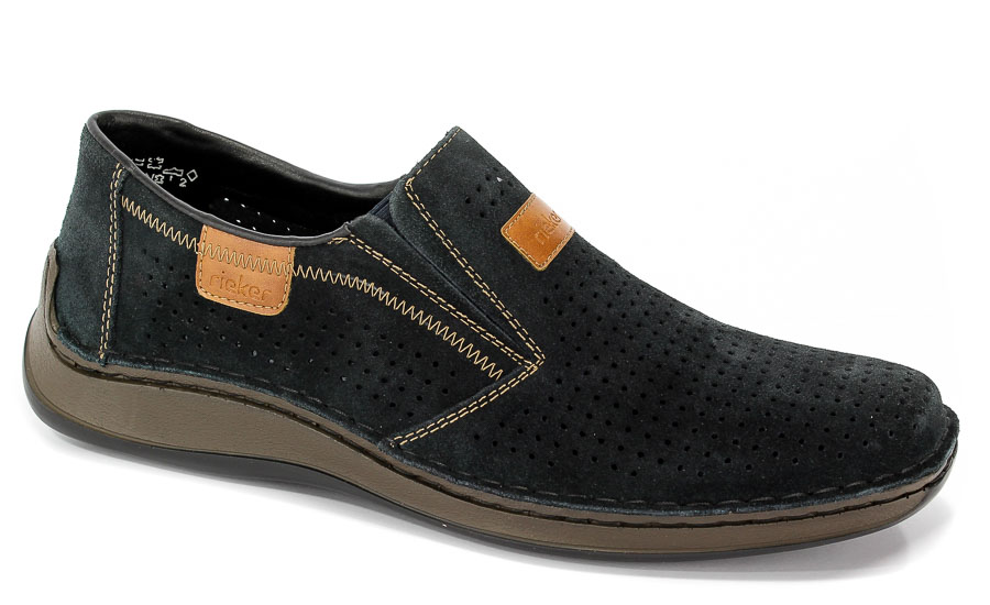 Półbuty Letnie Rieker 05265-14 Blue