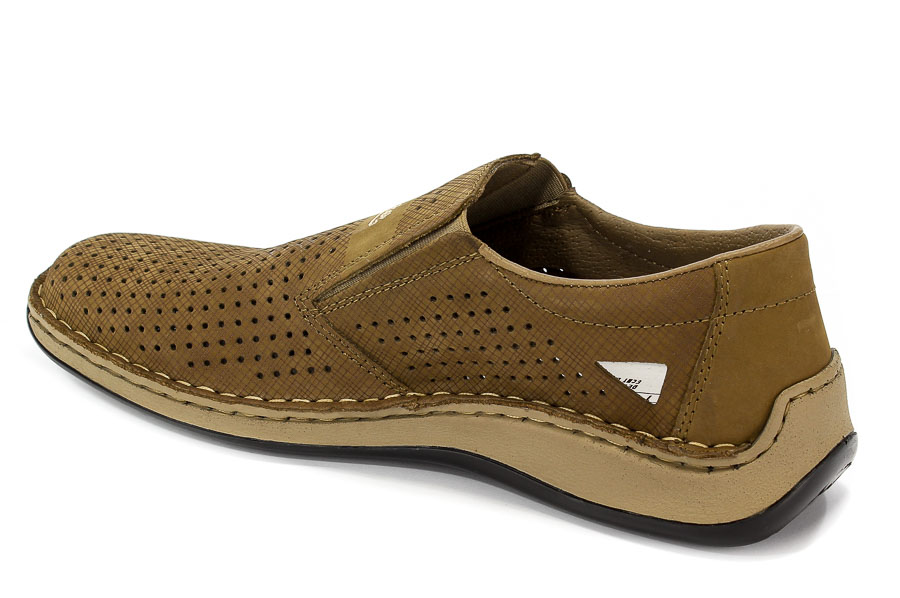 Półbuty Letnie Rieker 05289-64 Beige