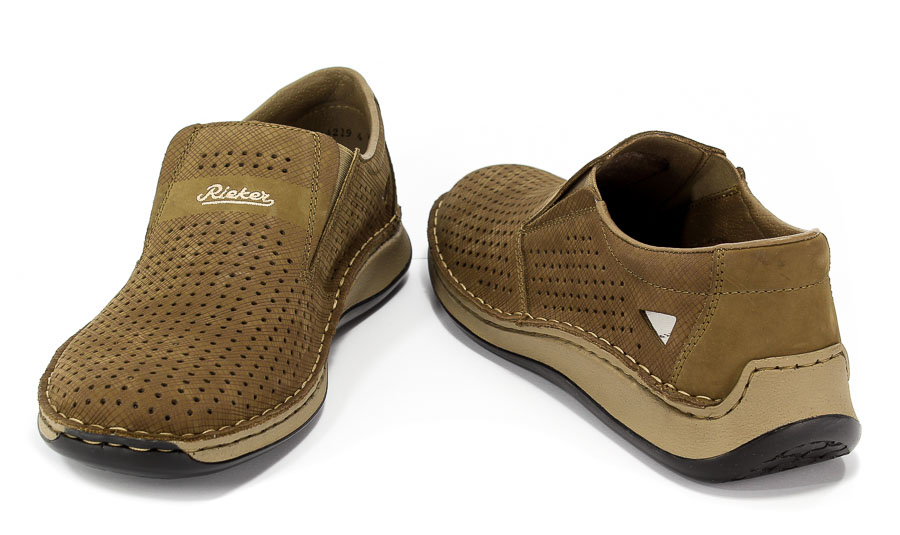 Półbuty Letnie Rieker 05289-64 Beige