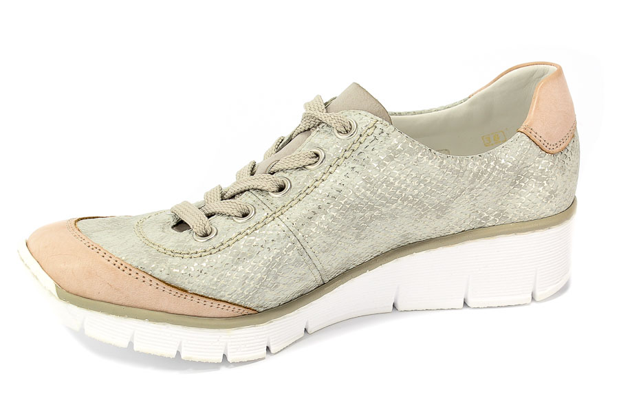 Półbuty Rieker 53724-31 Grey Combination