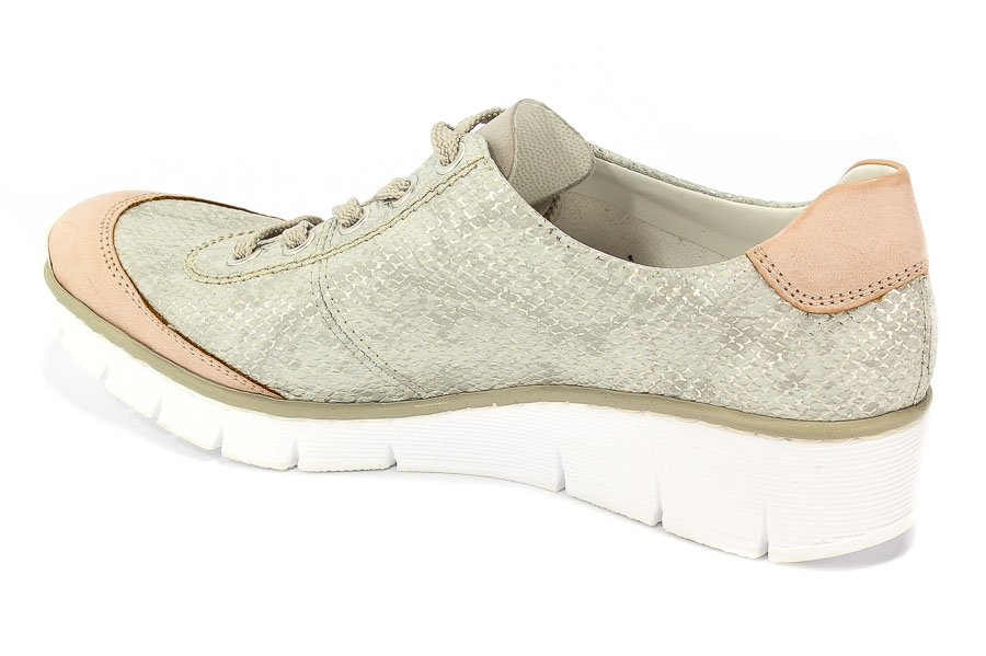 Półbuty Rieker 53724-31 Grey Combination