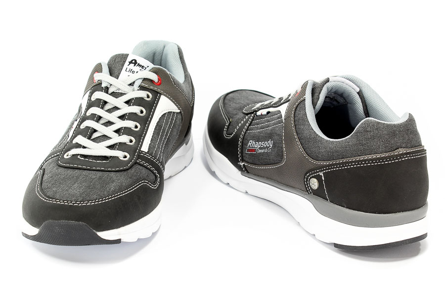 Półbuty American 704062 Black