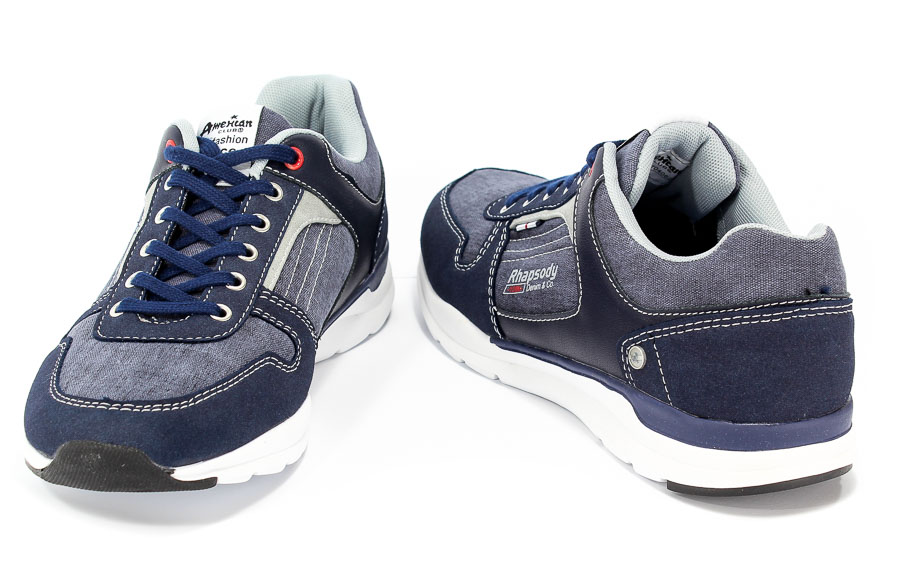 Półbuty American 704062 Navy