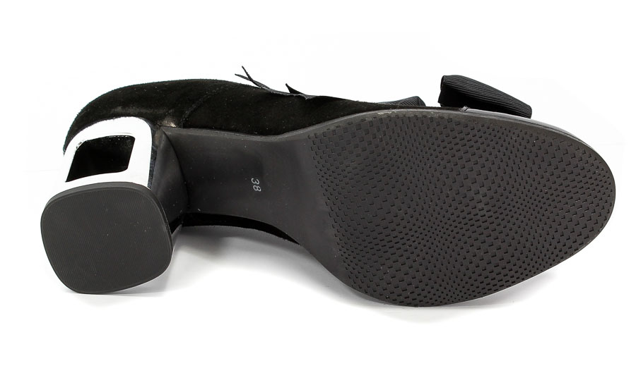 Botki Ann Mex 8841 01W+01L Czarny