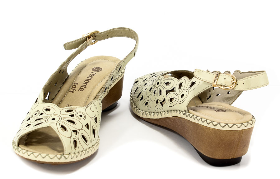 Sandały Remonte D6156-80 Beige