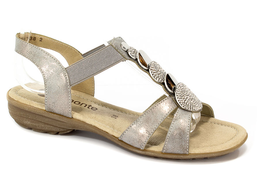Sandały Remonte R3638-90 Grey Combination