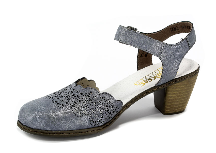 Sandały Rieker 40958-14 Blue