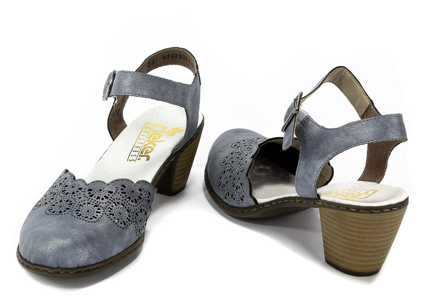 Sandały Rieker 40958-14 Blue