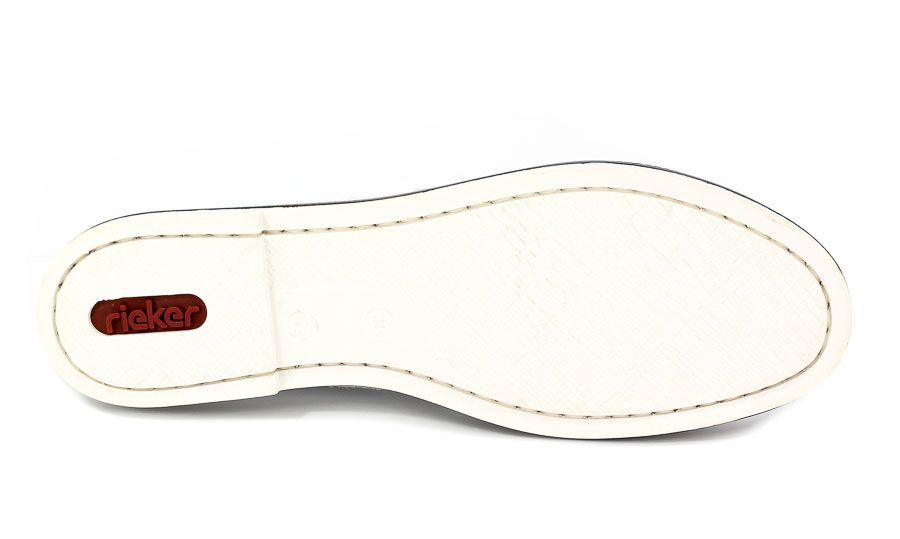 Półbuty Letnie Rieker 45555-80 White Combination