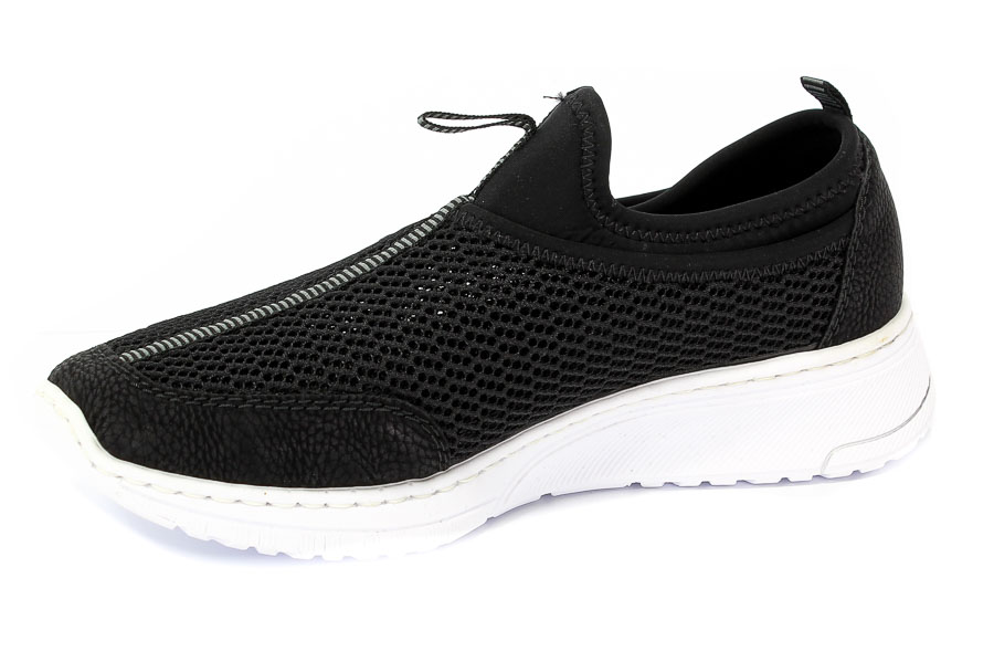Półbuty Letnie Rieker N5054-00 Black