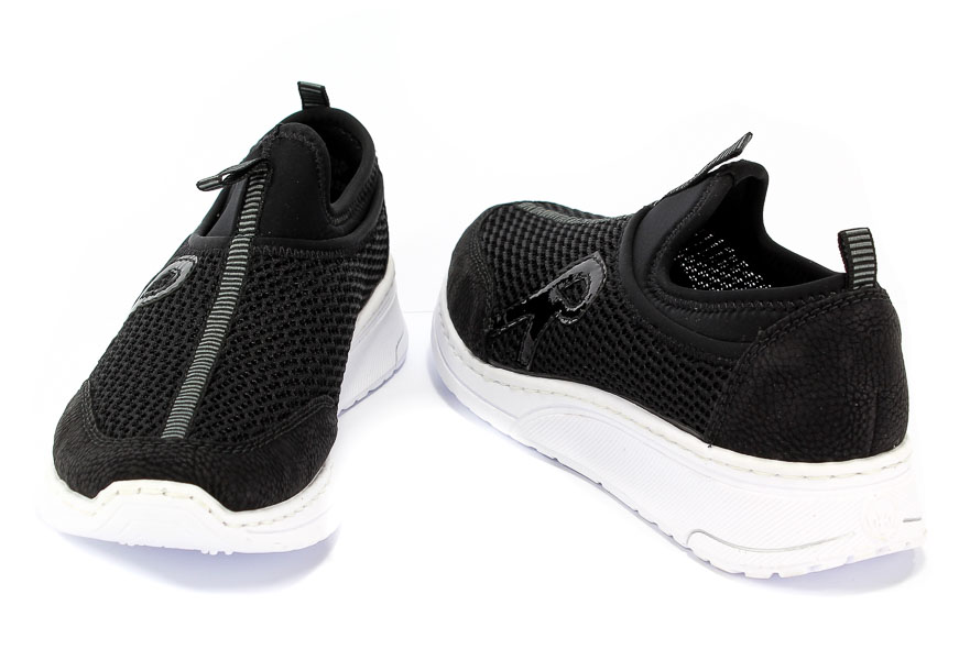 Półbuty Letnie Rieker N5054-00 Black
