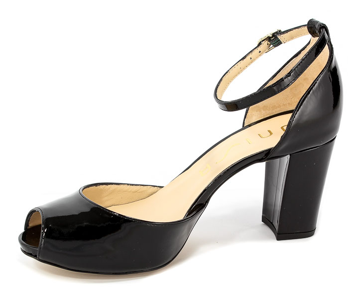 Sandały Unisa Niurka Pa Black Patent
