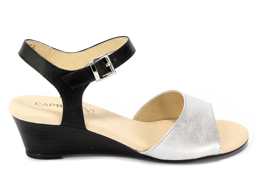 Sandały Caprice 9-28213-20 942 Silver/Black