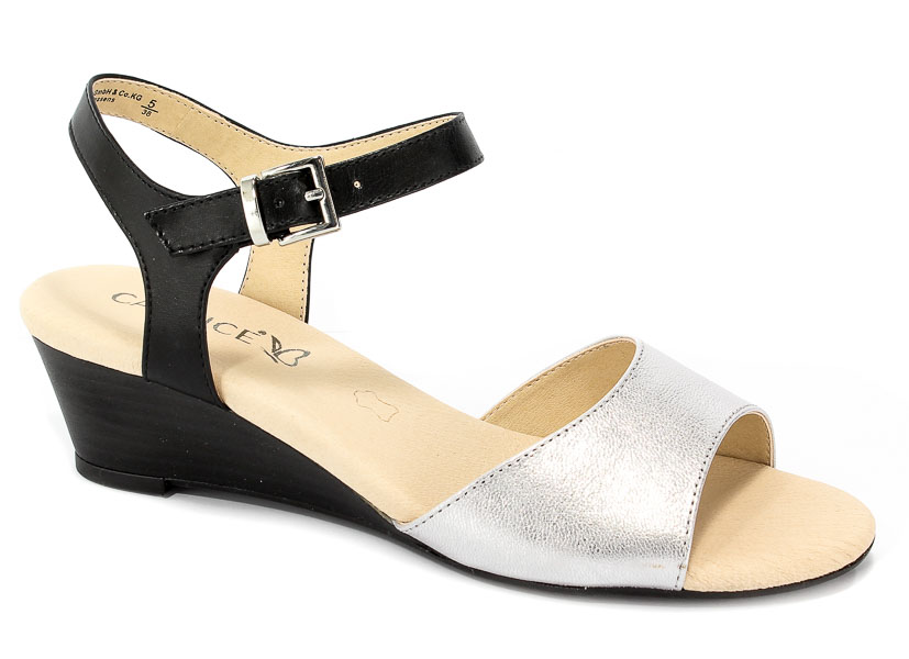 Sandały Caprice 9-28213-20 942 Silver/Black