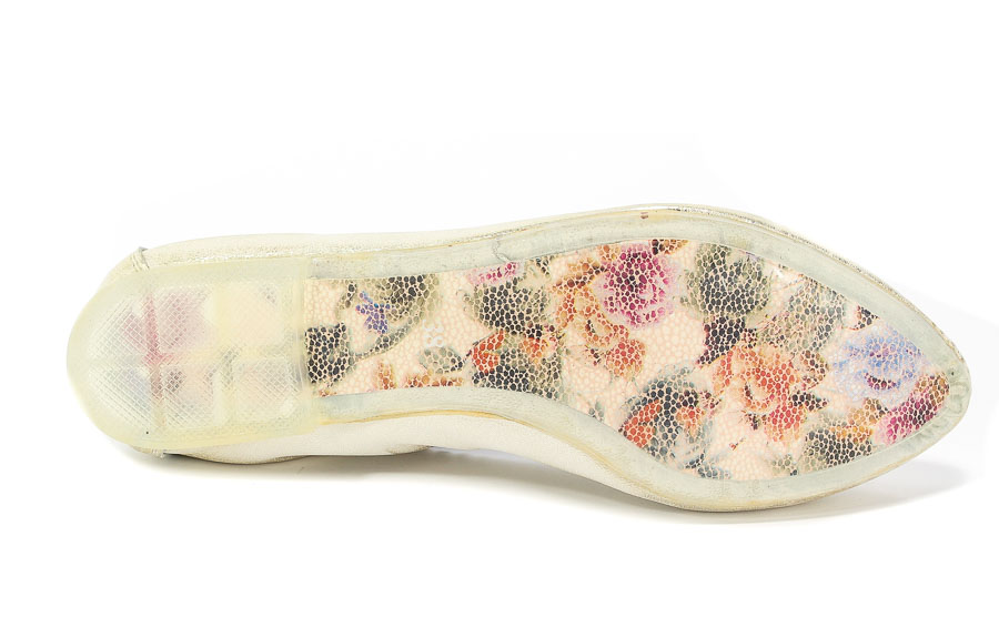 Baleriny Exquisite 971 Złoty Prze