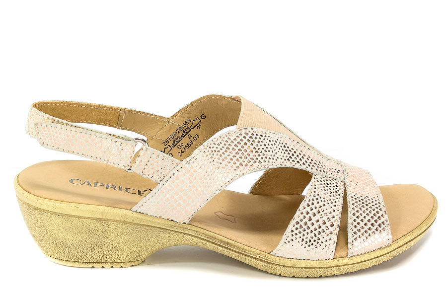 Sandały Caprice 9-28708-20 569 Rosegold Repti