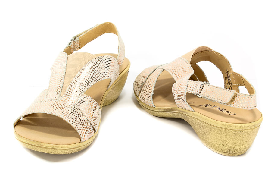 Sandały Caprice 9-28708-20 569 Rosegold Repti