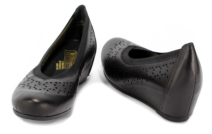 Półbuty Letnie Rieker L4756-00 Black