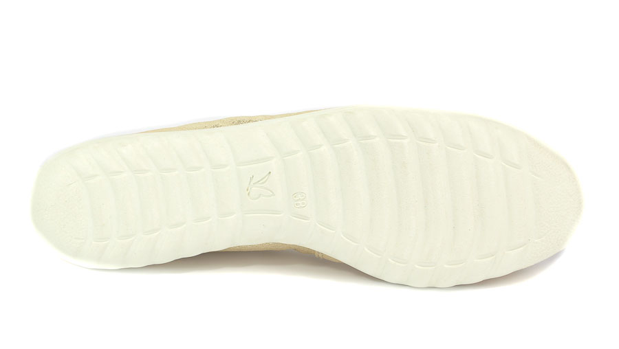 Baleriny Caprice 9-22116-20 409 Beige Glitter