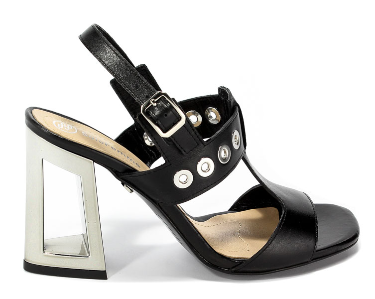 Sandały Solo Femme 60818-11-H74/000-07-00 Czarny