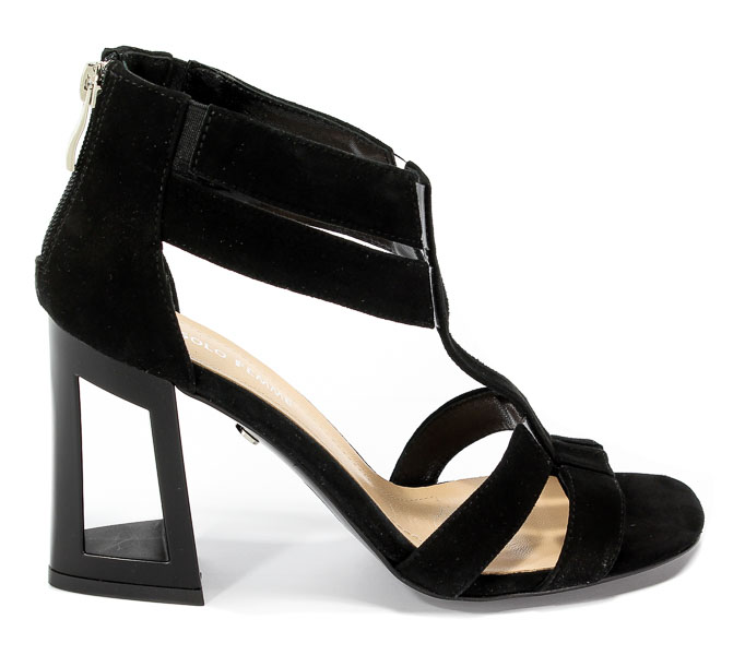 Sandały Solo Femme 60813-01-020/001-07-00 Czarny